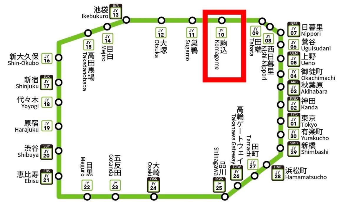 2F京都新装修日式房间jr山手线步行1Min地铁直达新宿池袋上野东京站 Tokyo Eksteriør billede